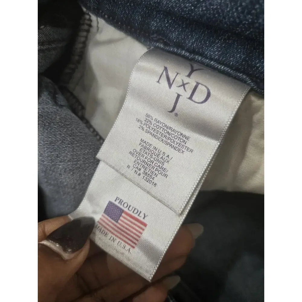 NYDJ Jeans Womens Skinny Slim Stretch Denim Slimming Lift Tuck Jeans, Size 6 - Picture 4 of 7